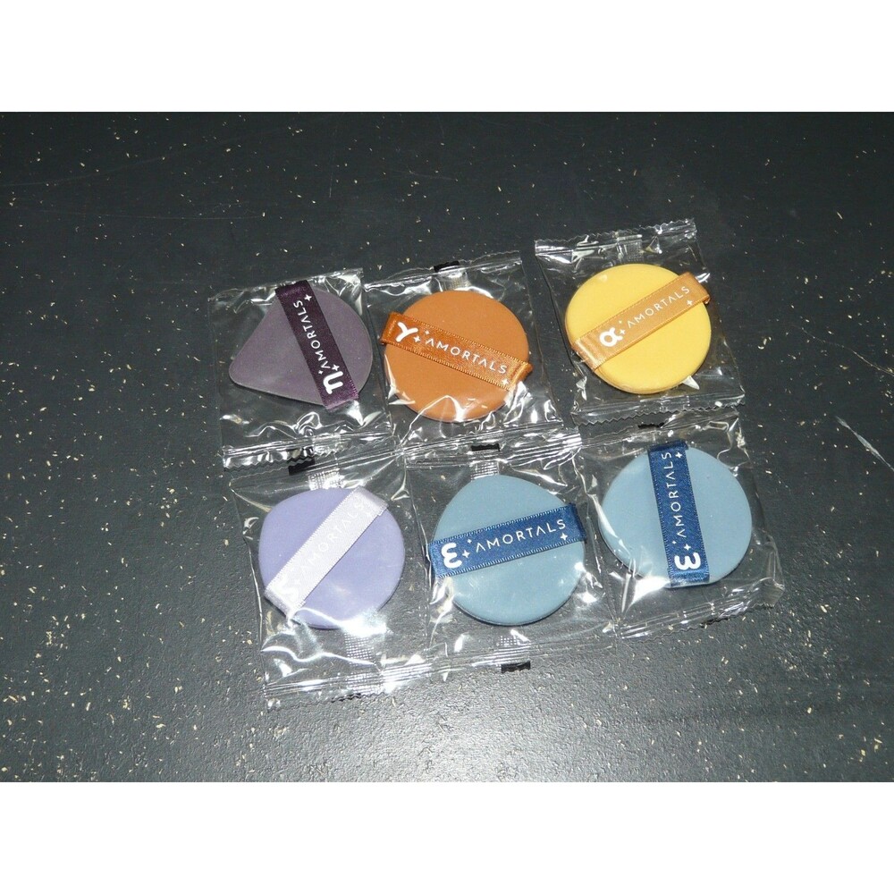 Amortals Makeup Make Up Applicator Pad Sponge Mixed Various Lot of 6 - NEW